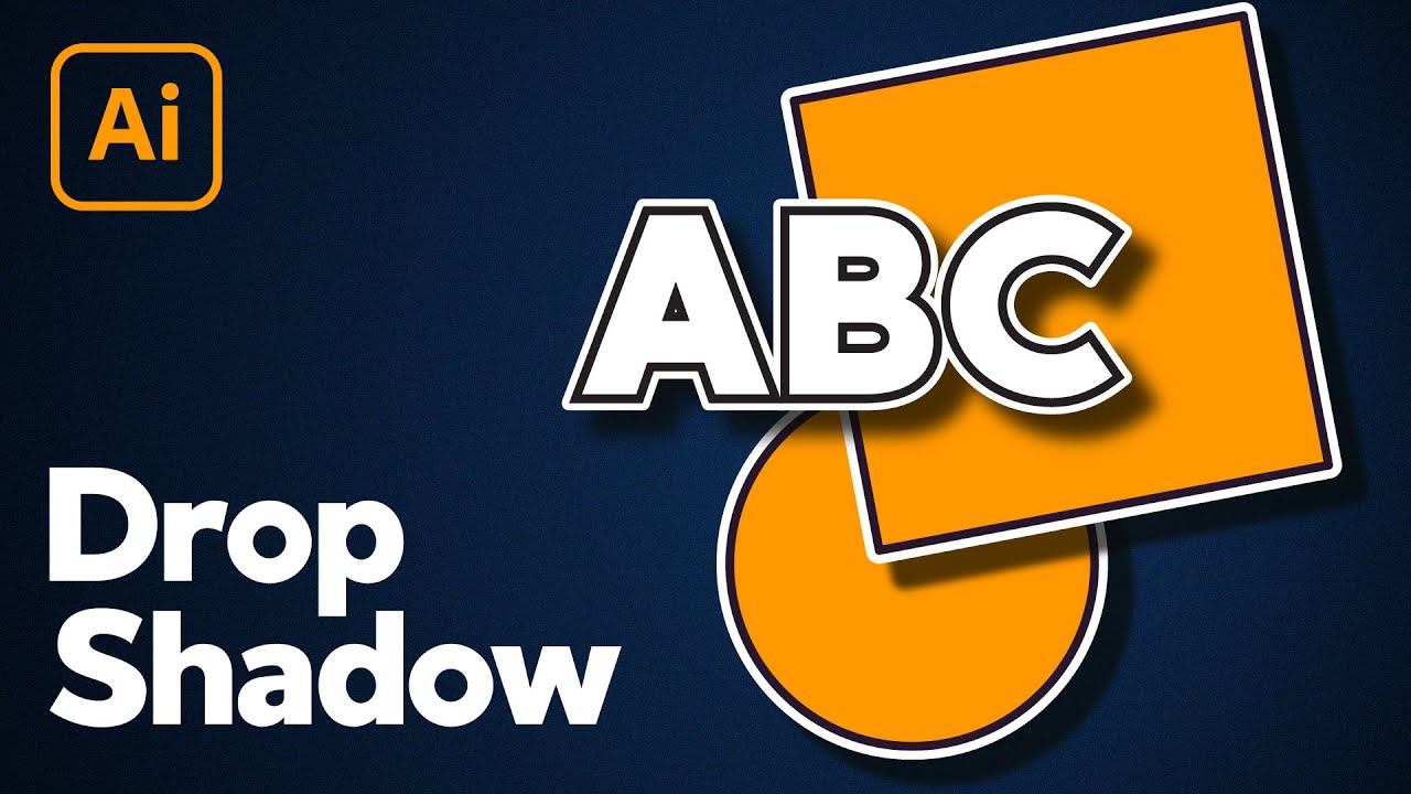 How To Add Drop Shadow In Illustrator YouTube