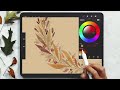 Paint a Fall Wreath in Procreate