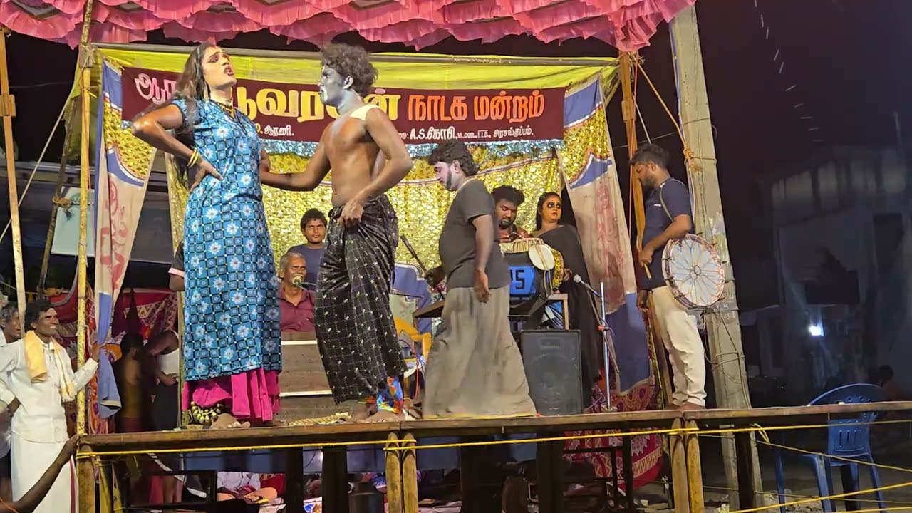 அன்பு மற்றும் சிவன்யா  அழகான நடனம் பூவரசன் நாடக மன்றம்
