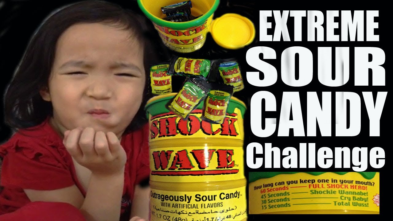 extreme sour candy challenge shock wave YouTube