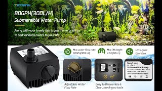 AMAZING Submersible Water Pump On Amazon:Best Aquarium Filter Pump || You Must See