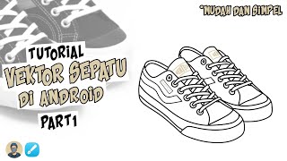 Cara Mudah Membuat Vektor Sepatu Ventela Keren di Android Part 1 || INFINITE DESIGN screenshot 4