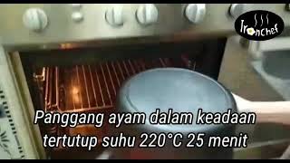 Ayam Panggang 45 menit Dgn IronChef Dutch Oven