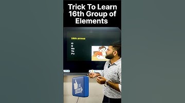 Trick To Learn 16th Group of Elements | Qxygen Family | NEET 2023 #chemistry #jeeadvanced #neet2023