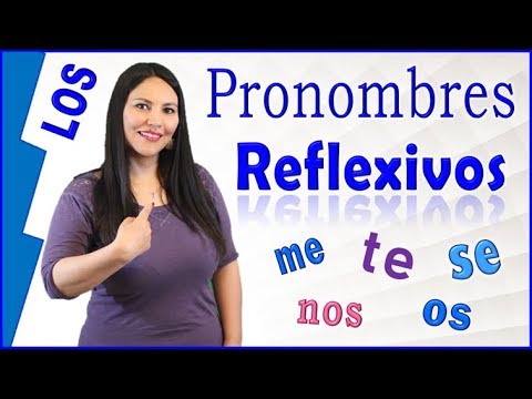 Video: Que Pronombres Son Reflexivos