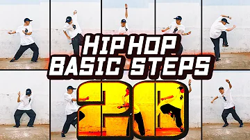 20 HIP HOP STEPS WITH NAMES ヒップホップダンス 基本ステップまとめ 20種類 