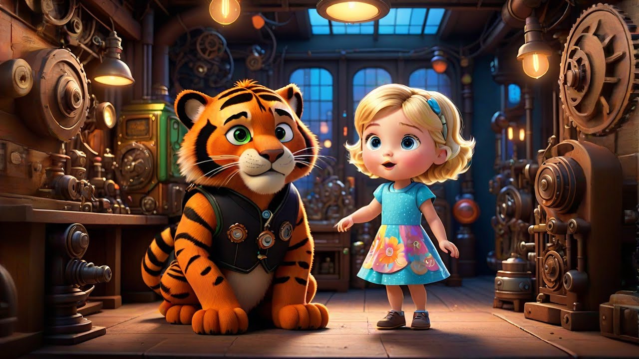 Time Machine Rhyme Time Machine Tiger Song for Kids | Fun Nursery Rhymes and Learning ...