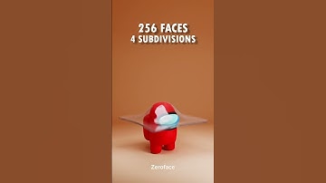 Cloth Simulation vs Among us with blender #3d #3danimation #blender3d #blenderanimation