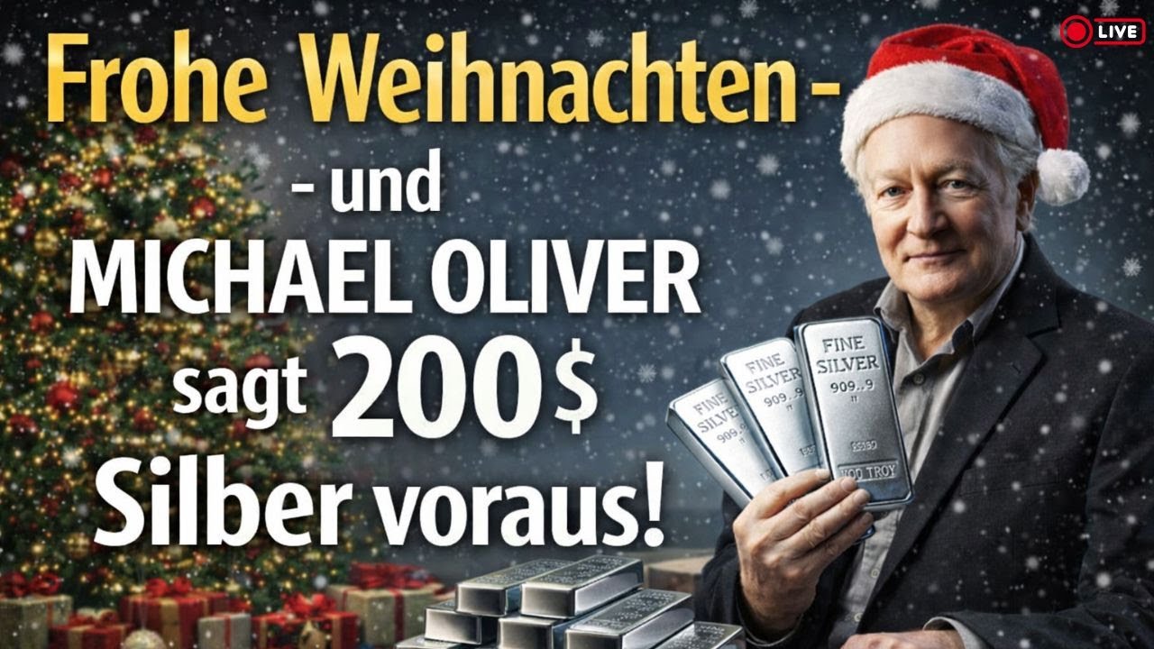 Silberaktien | Goldaktien - Frohe Weihachten - und Michael Oliver sagt 200$ Silber voraus!