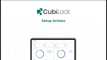 How to setup actions in CubiLock