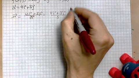 virtuallymath.com: finding a directional derivative, another example