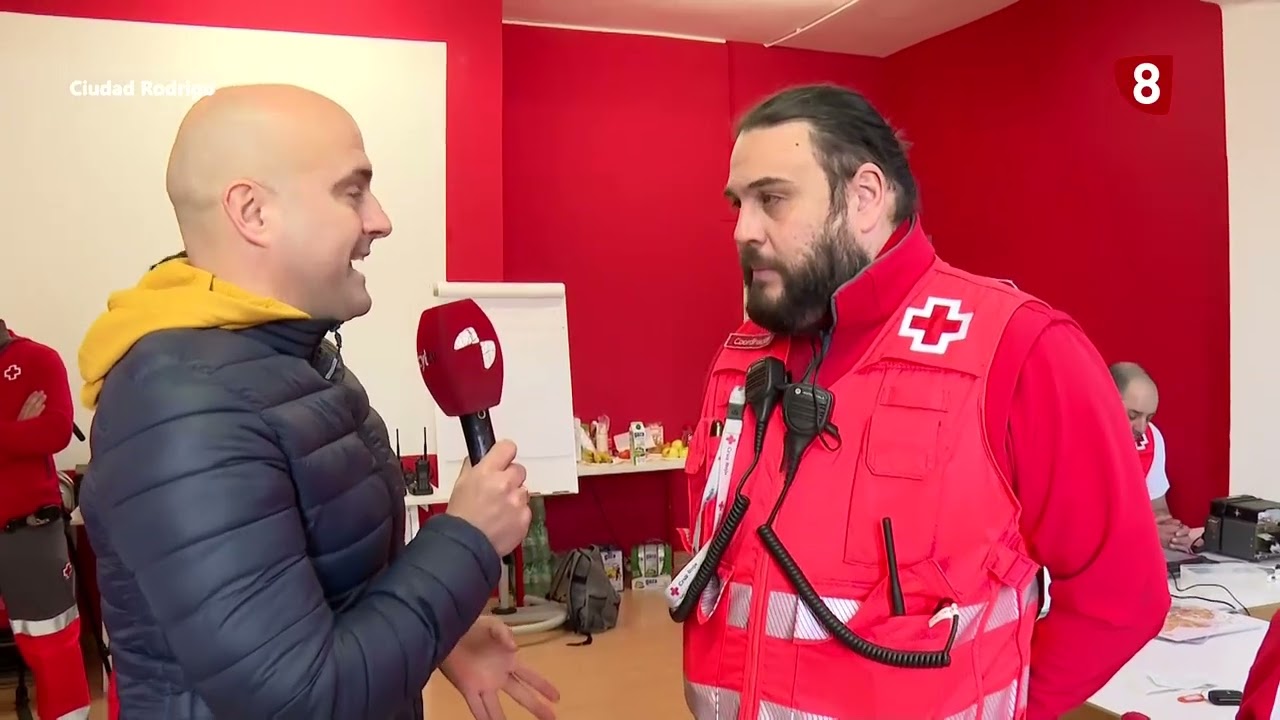 Dispositivo de Cruz Roja en el Carnaval del Toro Ciudad Rodrigo 2026. Reportaje La 8 de Salamanca
