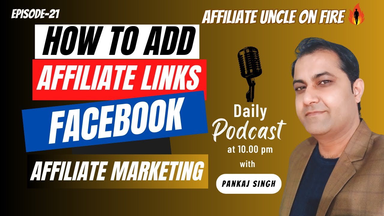 How To Add Affiliate Links On Facebook Profile For Affiliate Marketing Business