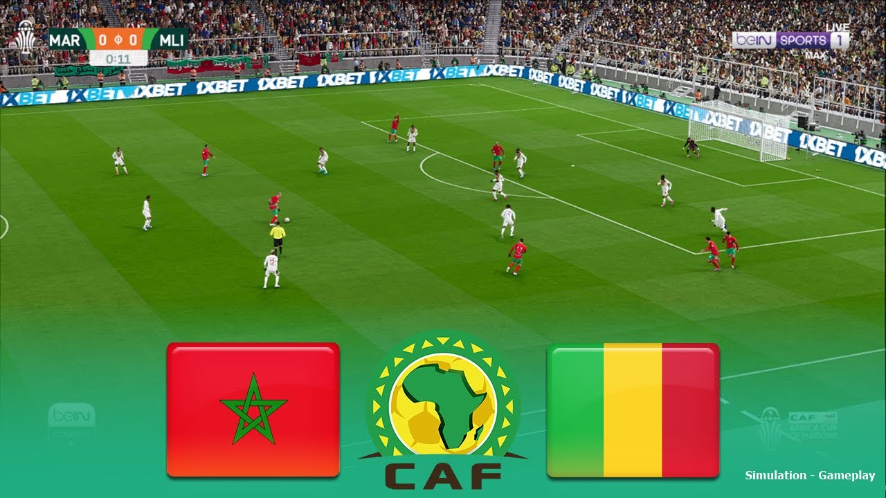 MOROCCO vs MALI Live | Africa Cup of Nations 2025 | 25/12/2025 | Simulation PES 2021 Gameplay