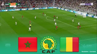 Morocco Vs Mali   Africa Cup Of Nations 2025  25122025  Simulation Pes 2021 Gameplay