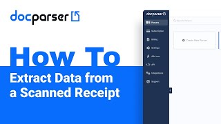 Docparser Academy How To Extract Data From A Scanned Receipt