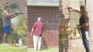 Vandals target over a dozen homes, and businesses in Bryan’s Austin Colony community