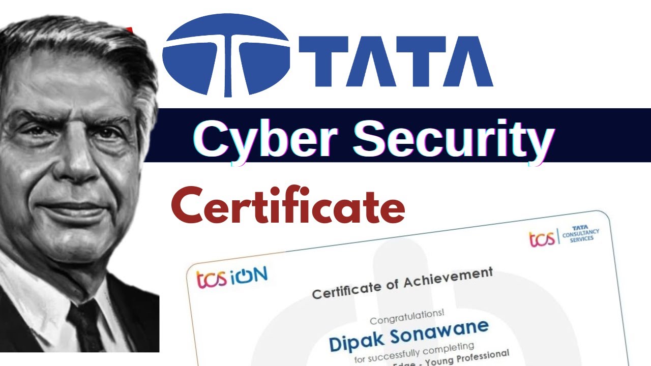 Tata Tcs Cyber Security Certification | Online Internship 2025 - YouTube