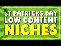 Here’s A List Of Low Content Book Ideas For st. Patricks Day