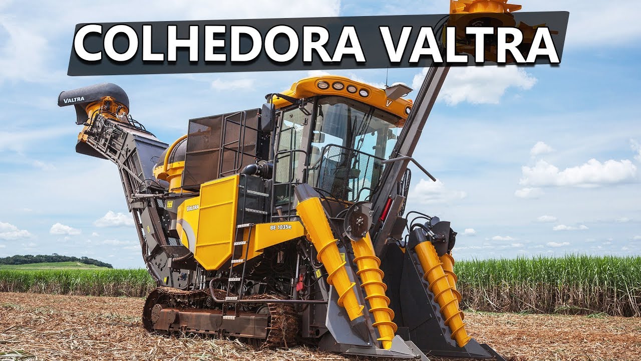 COLHEDORA DE CANA VALTRA BE 1035e - YouTube