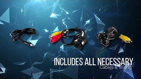 Pyle Rearview Backup Parking Assist Camera, Waterproof Night Vision Camera - PLCM12