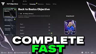 BEST WAY to COMPLETE BACK to BASICS OBJECTIVE in FC 27!