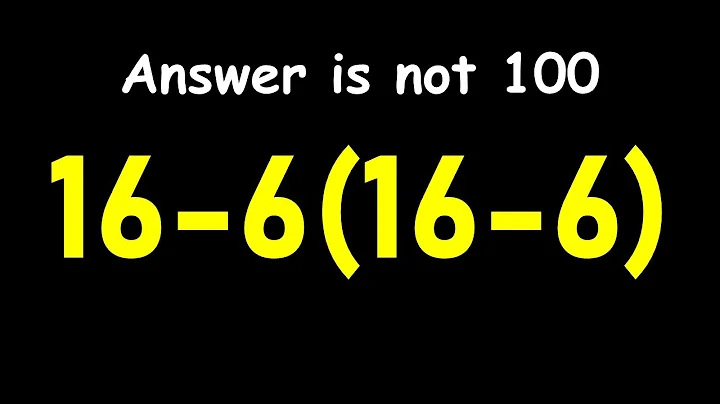 This Equation Stumps Everyone! Can You Solve It?