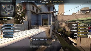 CS:GO - AWP Ace 1 vs 5 (Not a Clutch, just no assists) - kZonE