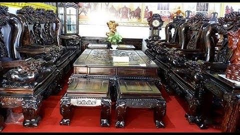 Ngắm bộ bàn ghế "vua gỗ" giá gần 2,5 tỷ đồng, đại gia hỏi mua không được