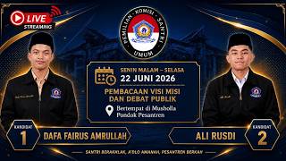 🔴 LIVE STREAMING PEMBACAAN VISI MISI DAN DEBAT PUBLIK CALON KETUA A'DLO