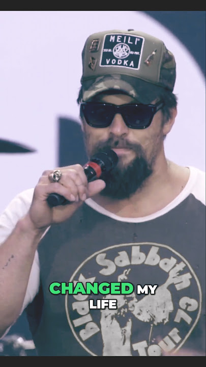 Jason Momoa Introduces His Favourite Band at Back to the Beginning🔫🌹