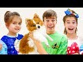 Nastya Artem Mia - Geschichten für Kinder über einen Hund und neues Spielzeug