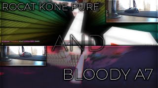 ROCCAT KONE PURE X BLOODY A7 | HANDCAM | yumeqo_