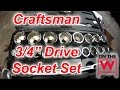 Craftsman 3/4-Inch Socket Set Craftsman 3/4-Inch Socket Set