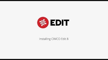 How to install CIMCO Edit