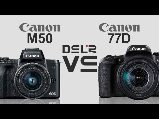 dokumentarfilm hul basketball Canon EOS M50 (Kiss M) vs Canon EOS 77D (9000D) - YouTube