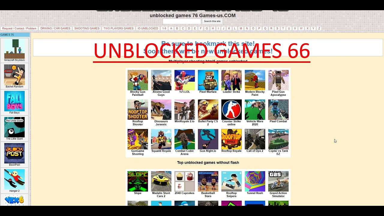 15 Best Unblocked Games 66 In 2023 Latest Gadgets, 47% OFF