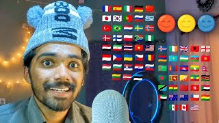 ASMR whispering different 'COLORS' in 70 different languages ASMR whispering different 'COLORS' in 70 different languages