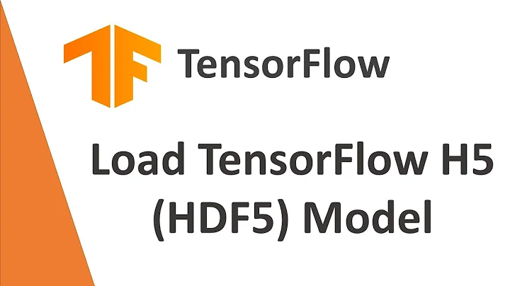 TensorFlow Tutorial 19: Load TensorFlow Model .h5 | Keras | Python