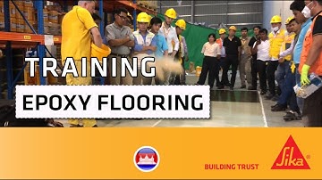 Epoxy Flooring Training - Sika© Cambodia