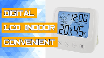 Digital LCD Indoor Convenient Temperature Sensor Humidity Meter Thermometer Hygrometer Gauge