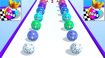 Ball Merge 2048 All Levels GamePlay | ios android game | Levels 419-421