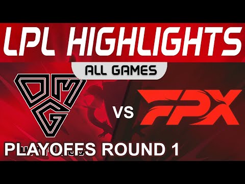 OMG vs FPX Highlights ALL GAMES LPL Summer Playoffs R1 2022 Oh My God vs FunPlus Phoenix by Onivia