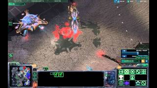 Successful Ghost nuke hit takes out void rays - STARCRAFT 2