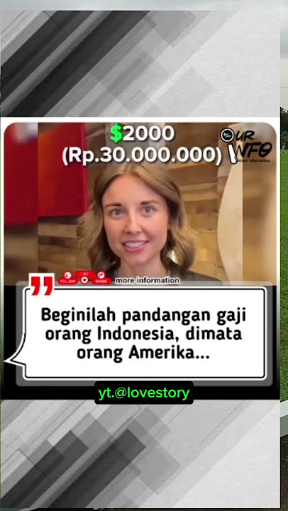 kaget dengan gaji indonesia #foryou #trending #news #artis #viral