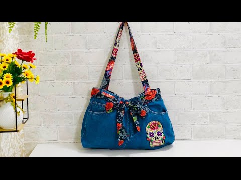 Vídeo: Como Costurar Uma Bolsa De Jeans