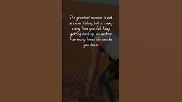 Rise Every Time You Fall: The Key to Unstoppable Success | Motivational Quote #shorts