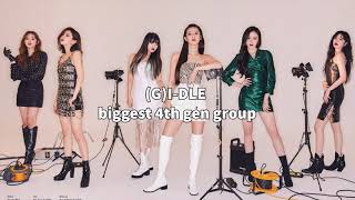 Proof of (G)I-DLE [GIDLE] being the biggest 4th generation group