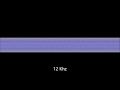 1kHz to 18 kHz High frequency sine wave test tone