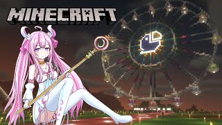 【Minecraft🌸🌙】 観覧車本当にほぼ完成！！관람차 진짜 거의 완성!! 【ナセラ/にじさんじ】